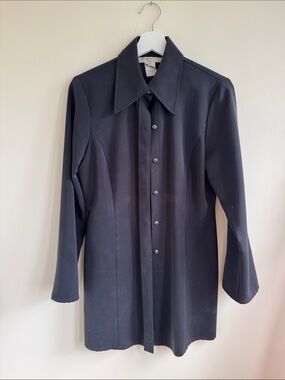 Barbara Bui Black Collared Coat